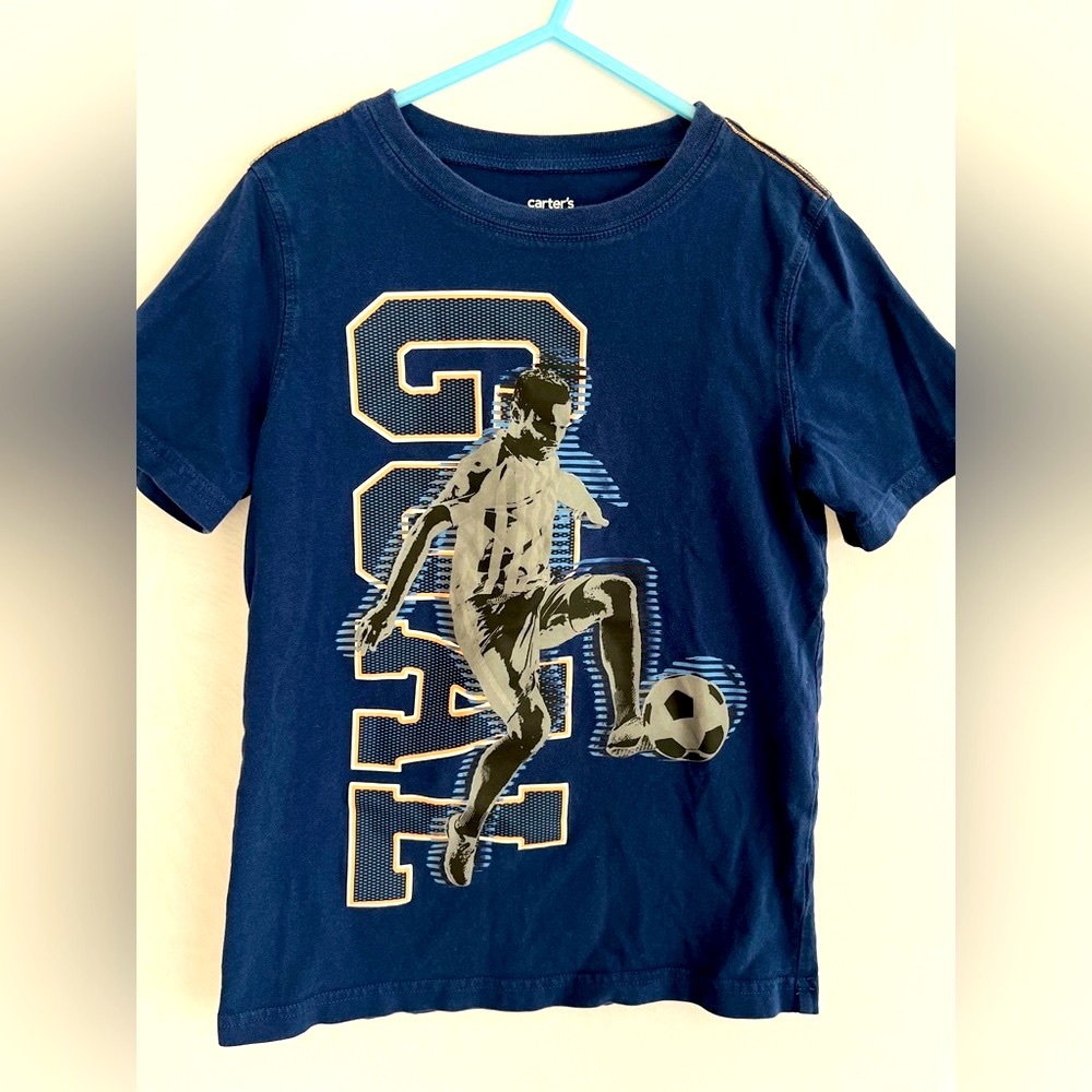 Carters brand Soccer GOAL Tshirt for boys